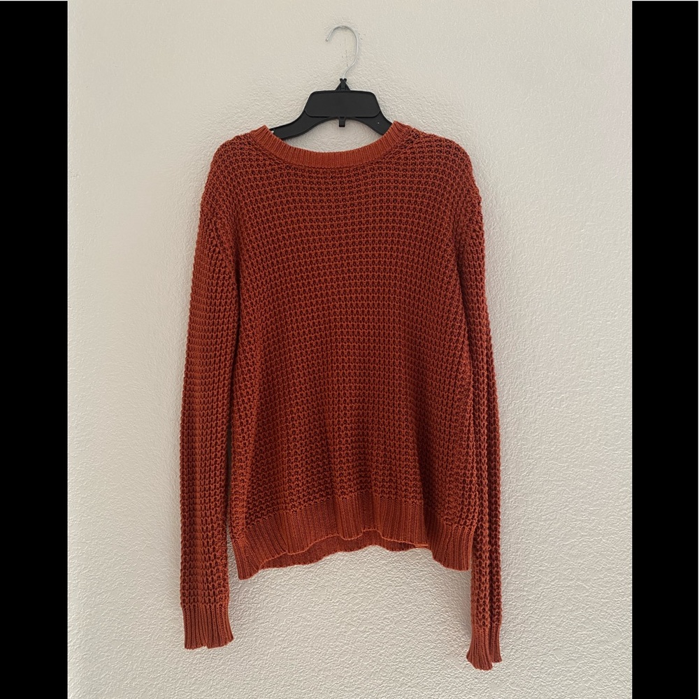 American Eagle Orange Sweater, Size Small Don’t Ask Why Line